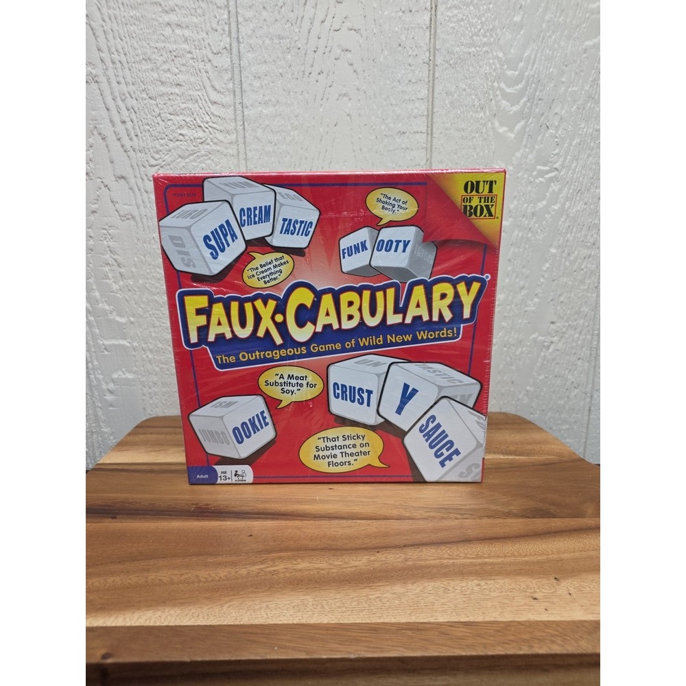 Faux-Cabulary Outrageous Game of Wild New Words NWT Unopened